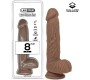 Liketrue Dildo Dual Layer Silicone 8.25 Brown