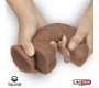 Liketrue Dildo Dual Layer Silicone 8.25 Brown