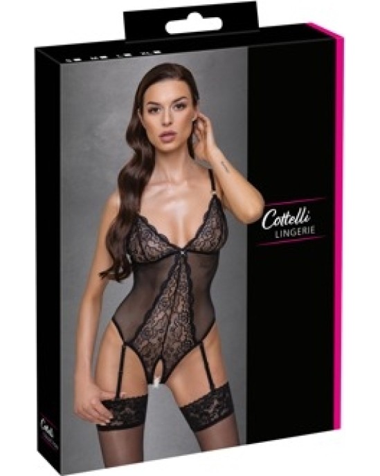 Cottelli Lingerie Crotchless Body L