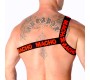 Macho Underwear MACHO - ROMAN HARNESS RED L/XL