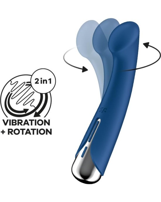 Satisfyer Вращающийся G-Spot 1 Vibe и Rotator Blue