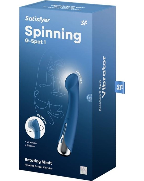 Satisfyer Spining G-Spot 1 Vibe un Rotator Blue