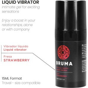Bruma ŠĶIDRAIS VIBRATORS ULTRA BĪDĀMĀS ZEMENES 15 ML