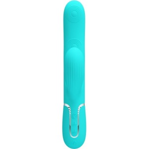 Pretty Love Flirtation PRETTY LOVE — PERLITA MULTIFUNCTION 3 IN 1 G-POTA VIBRATORS AQUA GREEN