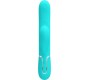 Pretty Love Flirtation PRETTY LOVE — PERLITA MULTIFUNCTION 3 IN 1 G-POTA VIBRATORS AQUA GREEN