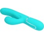 Pretty Love Flirtation PRETTY LOVE — PERLITA MULTIFUNCTION 3 IN 1 G-POTA VIBRATORS AQUA GREEN