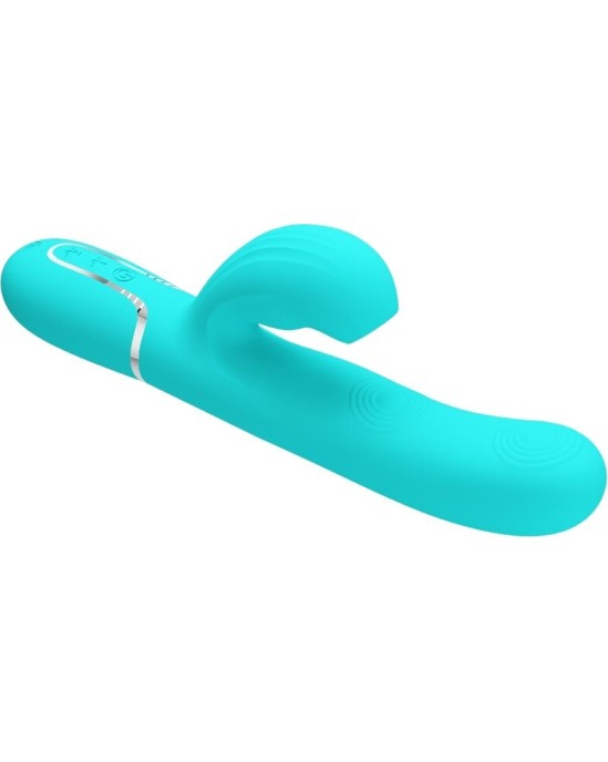 Pretty Love Flirtation PRETTY LOVE — PERLITA MULTIFUNCTION 3 IN 1 G-POTA VIBRATORS AQUA GREEN