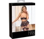 Abierta Fina Suspender Shelf Bra Set 80B/M