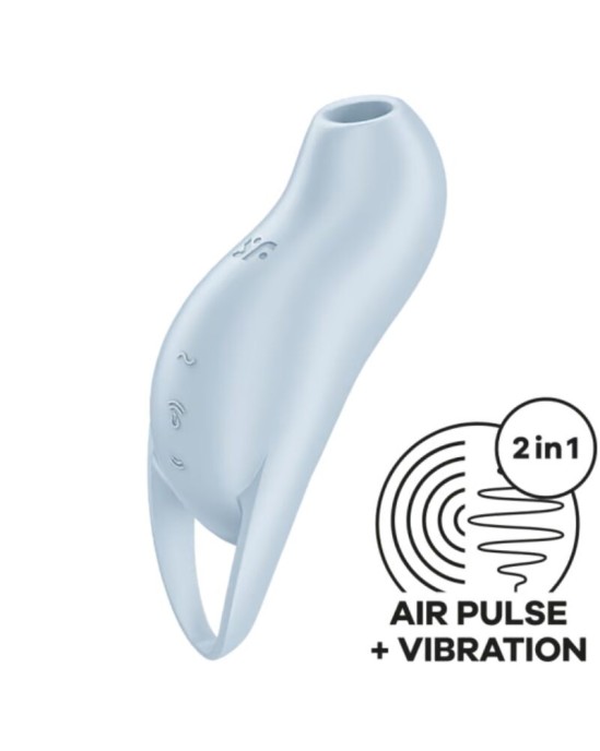 Satisfyer Air Pulse SATISFYER - POCKET PRO 1 CLITORIS STIMULATOR LIGHT BLUE