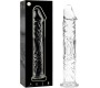 Nebula Series By Ibiza MODEL 12 DILDO BOROSILICATE GLASS 17 X 3.5 CM CLEAR