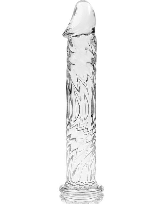 Nebula Series By Ibiza MODEL 12 DILDO BOROSILICATE GLASS 17 X 3.5 CM CLEAR