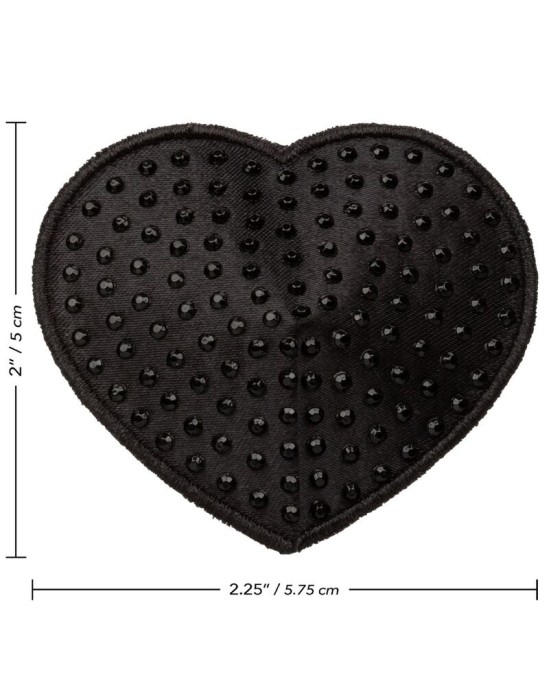 Radiance HEART-SHAPED JEWEL NIPPLE SHIELDS