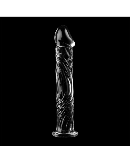 Nebula Series By Ibiza MODEL 12 DILDO BOROSILICATE GLASS 17 X 3.5 CM CLEAR