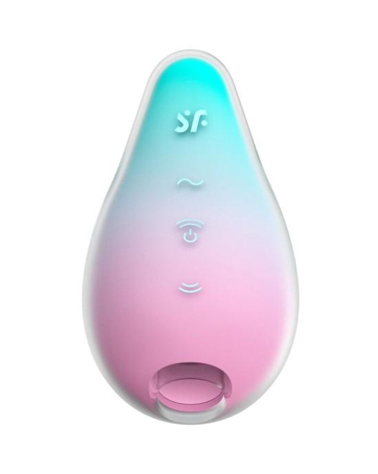 Satisfyer Air Pulse APMIERINĀTĀJS — MERMAID VIBES STIMULĀTORS UN VIBRATORS PILTĀ UN ROZĀ