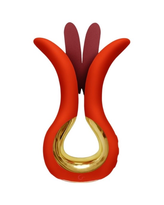 G-Vibe GVIBE MAXI VIBRATOR WITH TWO FLEXIBLE TIPS CORAL