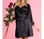 Livco Corsetti Sets LIVCO CORSETTI FASHION - ARILADYEN LC 90568 DRESSING GOWN + PANTY BLACK