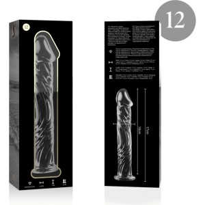 Nebula Series By Ibiza MODELIS 12 DILDO BOROSILIKĀTS STIKLS 17 X 3,5 CM DZIDRS