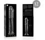 Nebula Series By Ibiza MODEL 12 DILDO BOROSILICATE GLASS 17 X 3.5 CM CLEAR