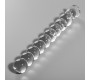 Nebula Series By Ibiza MODEL 22 DILDO BOROSILICATE GLASS 21.5 X 2.5 CM CLEAR