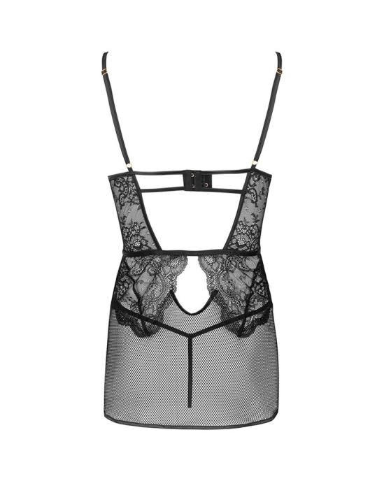 Livco Corsetti Sets LIVCO CORSETTI FASHION - BARIRIN LC 90633 SHIRT + PANTY BLACK