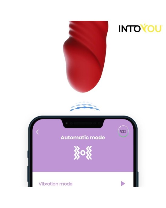 Intoyou App Series Ascen Thrusting and Wing Vibe с магнитным USB-приложением