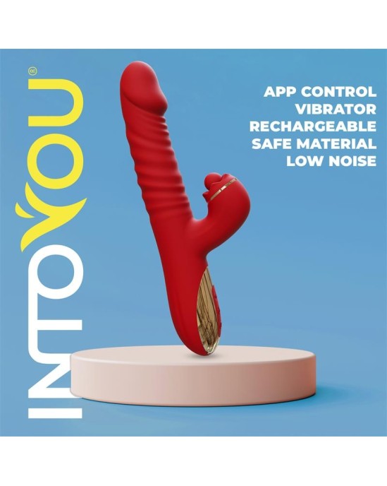 Intoyou App Series Ascen Thrusting and Waving Vibe with App Magnetic USB