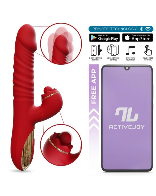 Intoyou App Series Ascen Thrusting and Wing Vibe с магнитным USB-приложением