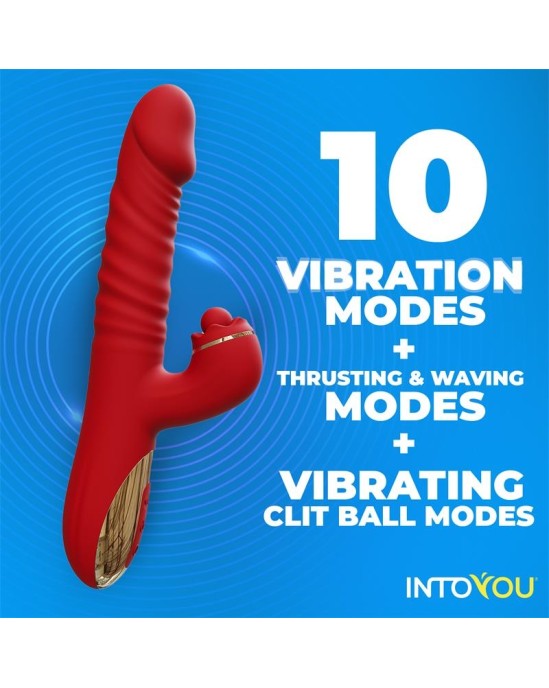 Intoyou App Series Ascen Thrusting and Wing Vibe с магнитным USB-приложением