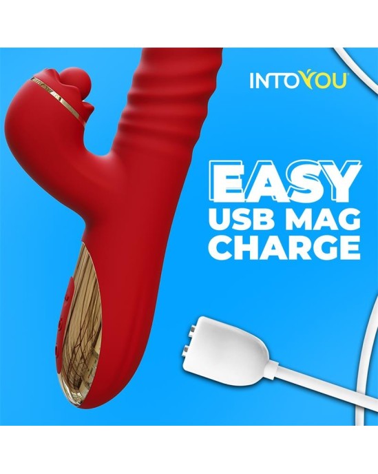 Intoyou App Series Ascen Thrusting and Wing Vibe с магнитным USB-приложением