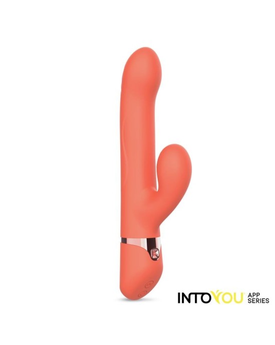 Intoyou App Series Mindy Vibe with Up and Down Beads Ring, Finger and Pulsation with APP