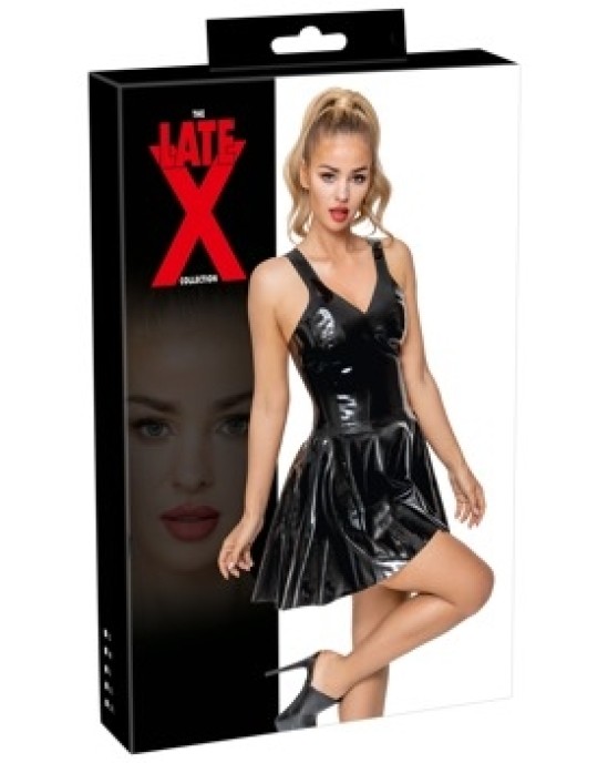 Late X Latex Mini Dress M