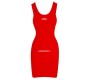 Late X Latex Dress red 2XL