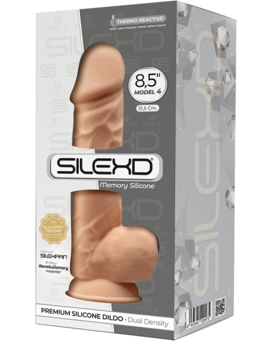 Silexd SILIKONA DILDO 4. MODELIS 8,5 " FLESH