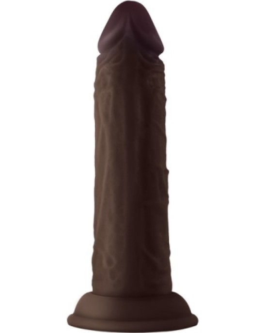 Shaft MODEL J 5.5 LIQUID SILICONE DONG - MAHOGANY