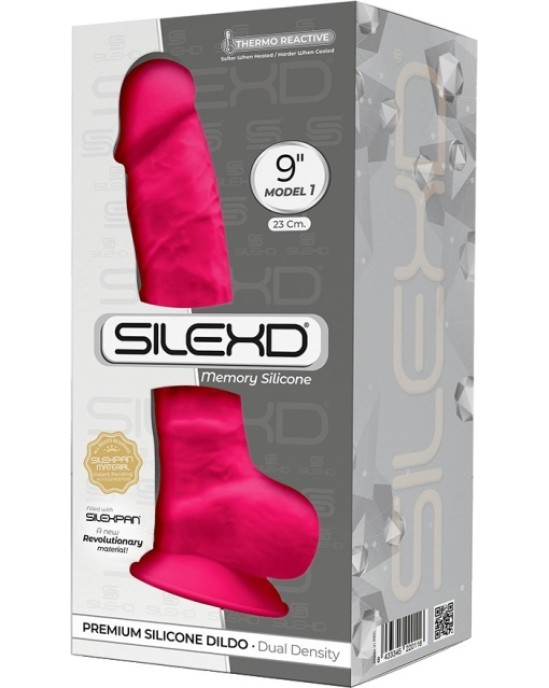 Silexd SILIKONA DILDO MODELIS 1 9 ROZĀ