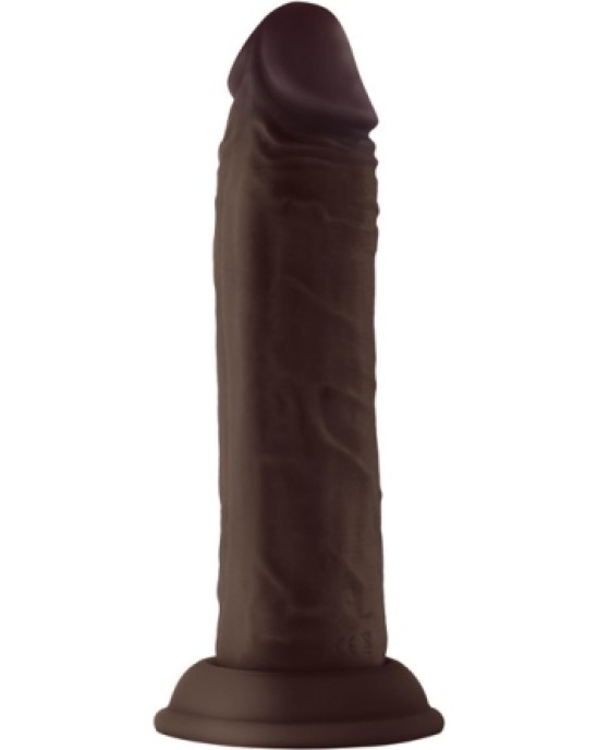 Shaft MODEL J 5.5 LIQUID SILICONE DONG - MAHOGANY