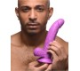 Xr - Pop Peckers REĀLISTS DILDO AR sēkliniekiem 19 CM PURPURA