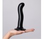 Strap-On-Me SILIKONA DILDO PUNKTA STIMULĀTORS P/G BLACK M