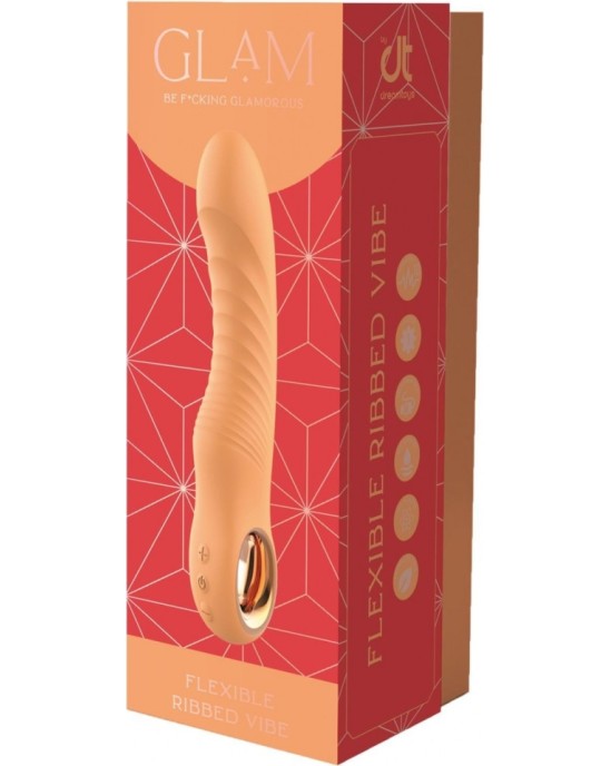 Glam Elastīga rievota VIBE VIBRATORS