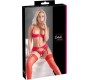 Cottelli Lingerie Shelf Bra Set red 85C/L