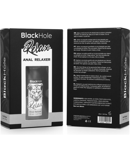 Black Hole ANĀLAIS RELAXER SPRAY ŪDENS BĀZES 30 ML