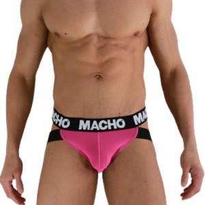 Macho Underwear MACHO — MX28FR JOCK PINK NEON S
