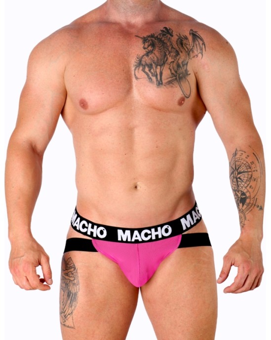 Macho Underwear MACHO — MX28FR JOCK PINK NEON S