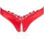 Cottelli Lingerie Briefs Pearls red S