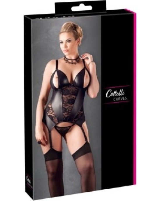 Cottelli Curves Майка с подтяжками, открытая 4XL