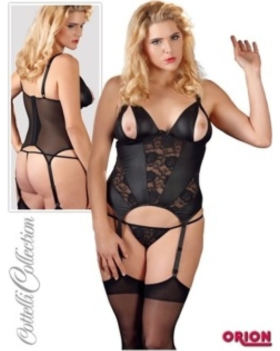 Cottelli Curves Cami Suspender open 4XL