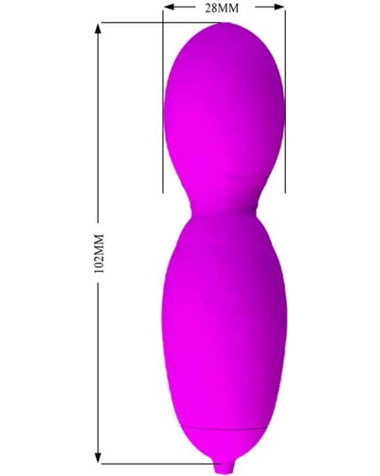 Prettylove Vega vibrējošā un rotējošā ola
