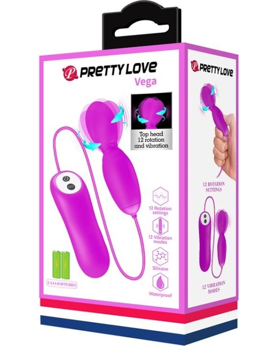 Prettylove Vega vibrējošā un rotējošā ola