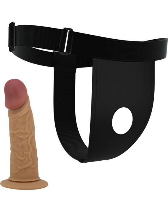 Prettylove Houston Strap-On Harness with Hollow Dildo