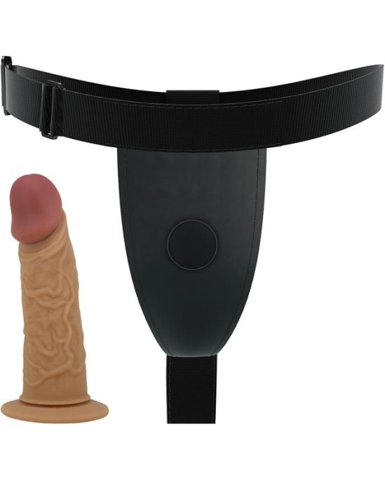 Prettylove Houston Strap-On Harness with Hollow Dildo